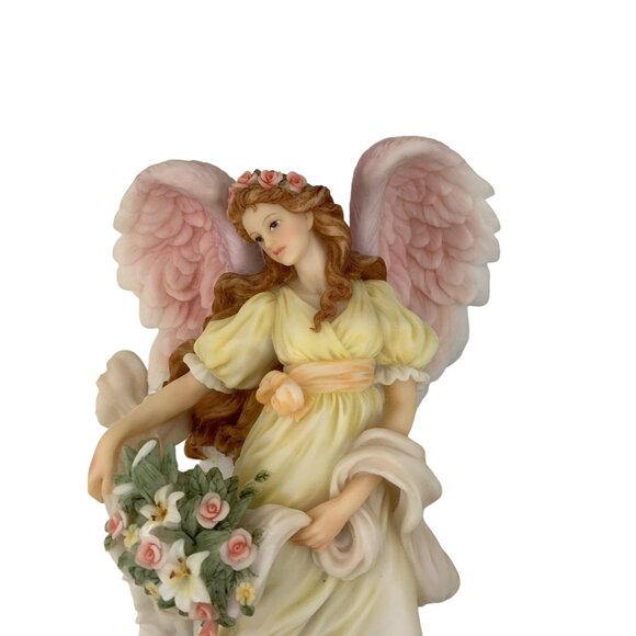 VTG Seraphim Classics Angel Large Figurine Chloe 1997 12" x 6" Decor 7112 - Picture 10 of 12